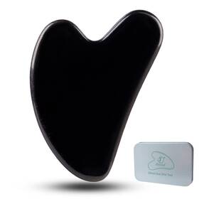 Ys-01 Ditind Gua Sha Facial Tools Black Obsidian Massage Tool