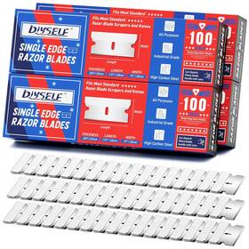 Diy400jzdp Diyself 400pcs Single Edge Razor Blades Heavy Duty Scraper For Paint Removal