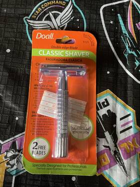 5125 Doall Annie Classic Shaver Double Edge Close Shave Without Irritation 2 Free Blades