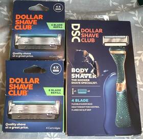 Dollar Shave Club 00030001 Body Shaver And Refills