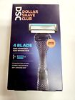 Dollar Shave Club 4 Blade 1 Razor Handle 2 Cartridge Refill For Comfort