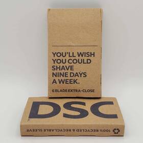 Dollar Shave Club 684364330159 6 Blade Razor Refills 2 Packs - 8 Cartridges