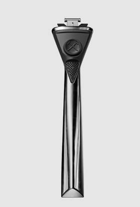 Dollar Shave Club 811346022522 Heavy Metal Kit Heavy-duty Razor Handle 6 Blade Raz
