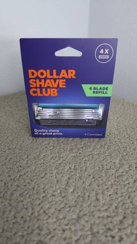 Ar000082 Dollar Shave Club New 6 Blade Series Refills 8 Cartridges 2 Packs Of 4