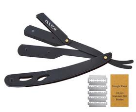 Xd-h566-n1gk Doozay Professional Barber Straight Edge Razor 1 Count Pack Of Black