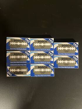 Dorco 008888176299 80 Hq Stainless Double Edge Razor Blades