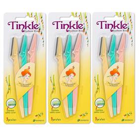Dorco 445002497442 Tinkle Eyebrow Razor 3ct Per Pack 3pk