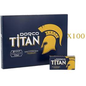 Dorco 801038571645 Titan Double Edge Razor Blade Master Case 10 000 Count