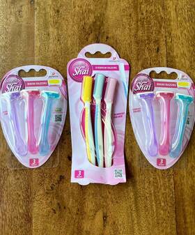 2pks Dorco 842424002556 Mixed Lot Shai Bikini Razors And Eyebrow 1pk New