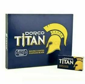 Do-stl-300 Dorco Titan - Navaja De Afeitar Seguridad Doble Filo Paquete 100