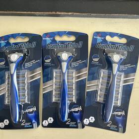 Tna3005 Dorco 3 Comfort Twin - 2 Razor Blade Shaving System 6 Cartridges Total