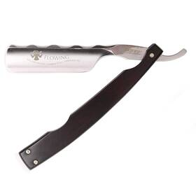 Dovo 045284008744 Flowing Straight Razor With Ebony Handle