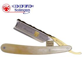 10681193 Dovo Bergischer L We 6/8 Inch Straight Razor Horn Scales Solingen Germany