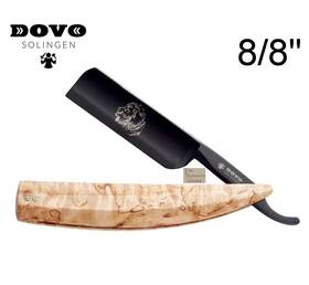 128820216 Dovo Arena Savannah 8/8 Inch Straight Razor Birch Scales Made In Solingen Germany