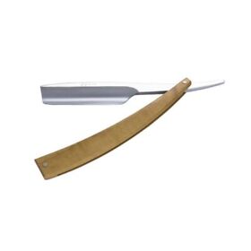 Dovo Edo Straight Razor 5/8inch Carbon Steel Blade Compressed Maple Wood Handle