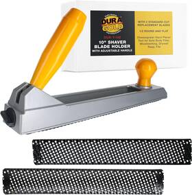 T-142 Dura-gold 10 Inch Shaver Blade Holder With Adjustable Handle And 2 Standard Cut Repl