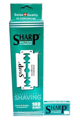 Durablade 7901519515371 100 Sharp Hi Chromium Double Edge Razor Blades For 1 Count Pack Of