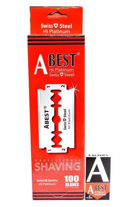 Durablade 7901526515371 100 Abest Hi Platinum Double Edge Razor Blades For Safety - Men S