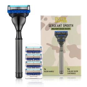 Duty & Dapper 198715568165 And Sergeant Smooth 5 Blade Razor With Lubricating Strip Exfo
