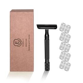 Echolly 754008156749 Classic Manual Safety Razor For Men - 1 Count Pack Of Lunar Scepter