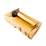 Ecofworld Double Edge Safety Razor With Long Natural Olive Wood Handle One