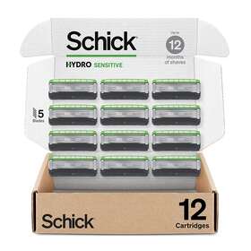 10841058013409 Edgewell Personal Care Schick Hydro Sensitive Razor Refills For Men 12 Count New Sale
