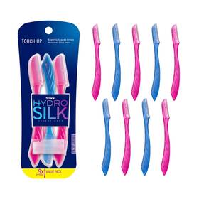 10841058088216 Edgewell Personal Care Schick Hydro Silk Touch-up Dermaplaning Tool With Precision Cover 9ct Dermapl