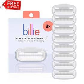 Edgewell Personal Care 445003411447 Billie Women S Razor Refill Blades 5-blade Cartridges - 8 Count