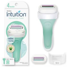 Edgewell Personal Care 445044029090 Schick Intuition 4-blade Sensitive Womens Razor Handle Plus 2 Manual