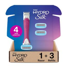 Edgewell Personal Care 705353248092 Schick Hydro Silk Trimstyle Razor With Bikini Trimmer For Women 2-in-1
