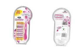 Edgewell Personal Care 841058018803 Schick Quattro Womens Razor Value Pack Including 1 Count Of