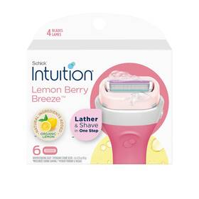 W302067800 Edgewell Personal Care Schick Intuition Refill Lemon Berry Breeze Razors For Women Razor B