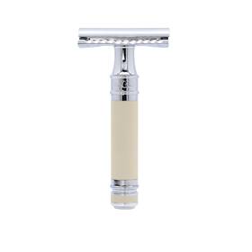 Des87rcblamz Edwin Jagger 055299013236 Double Edge Safety Razor Ivory Rubber Coated Short Handle