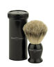 Edwin Jagger Super Badger Faux Ebony Travel Shave Brush By