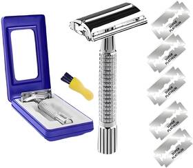 G9-x4b4-t2ln Eien Double Edge Safety Razor For Unisex 5 1 Count Pack Of Stainless Steel