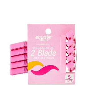 Equate 681131235075 Lot Of 2 Disposable 5pk Razors The Essential Blade Pivoting Head