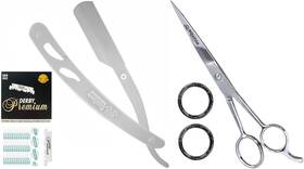 Equinox International 705353492426 Professional Straight Edge Razor With 100 Single Derby Bl