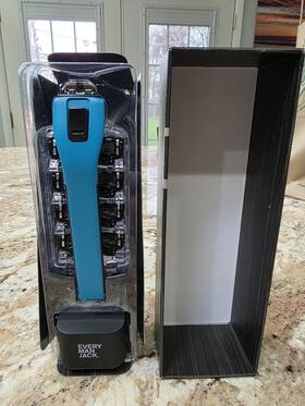 Every Man Jack 222049003893 Aqua Razor Set For Men With 4 Refill Cartridges Display Stand New