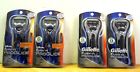 Ew2119r 4 Lot Proglide Gillette Cartridges Razors Power Fusion