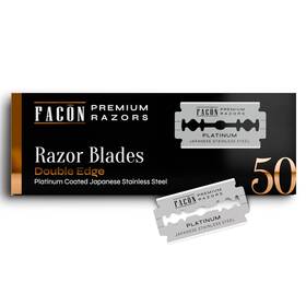 Fac N Razors 313103844823 50 Double Edge Razor Blades For Safety Shav
