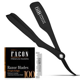 Facon 753132347382 Fac N Straight Razors For Men - Professional 1 Count Pack Of The Maestro