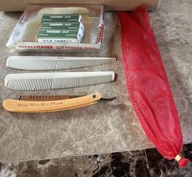 Feather 902470801018 Custom Razor Cut Straight Basic Type Made In Japan 29 Extra Blades