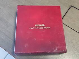 Feather 902470803074 Tokusen Double Edged All Stainless Steel W Blade And Stand Brand New Box