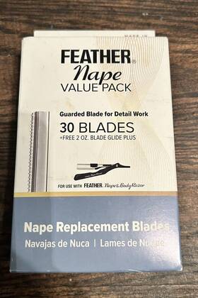 F1-30-303 Feather Replacement Nape Value Pack Blades 30pcs 2oz Blade Glide Plus