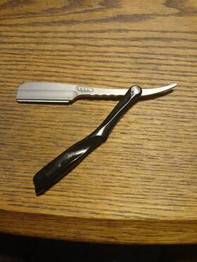 F125204 Feather Professional Artist Club Ss Folding Razor - Lime