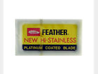 Feather Hi-stainless Platimum Double Edge Razor Blades 50 Ct 890176800654
