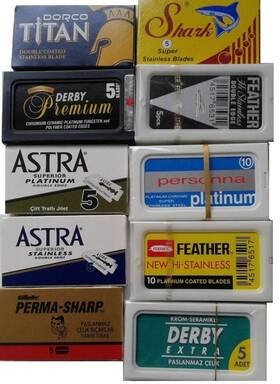 B07fc3mpk9 Feather Sg Us New 100 Shaving Safety Razor Double Edge Blades Of 10 Top Brands - As