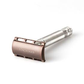 Fen-h04 Fendrihan Stainless Steel Safety Razor With Bronze Pvd Coated Head
