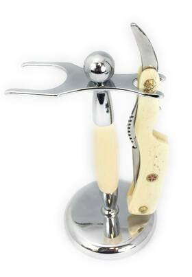 Fgp 784099955914 Gbs Classic Straight Edge Razor Barber Shavette Brush And Stand - Ivo