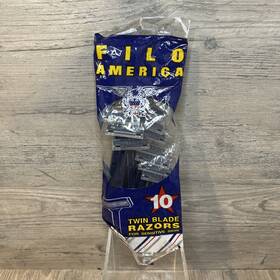 Filo America 793366000011 Vintage Twin Blade Disposable Razors 10 Pack New